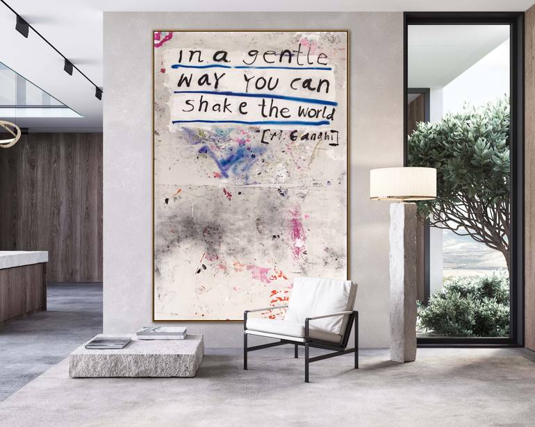 Original Contemporary Abstract Painting by Manuela Karin Knaut