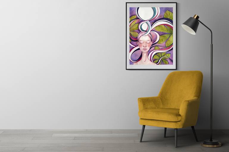 Original Patterns Painting by Valeriia Pasichnyk