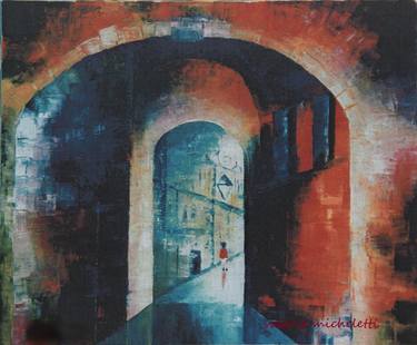 Original Architecture Paintings by valérie micheletti