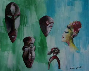 Original Conceptual People Paintings by valérie micheletti
