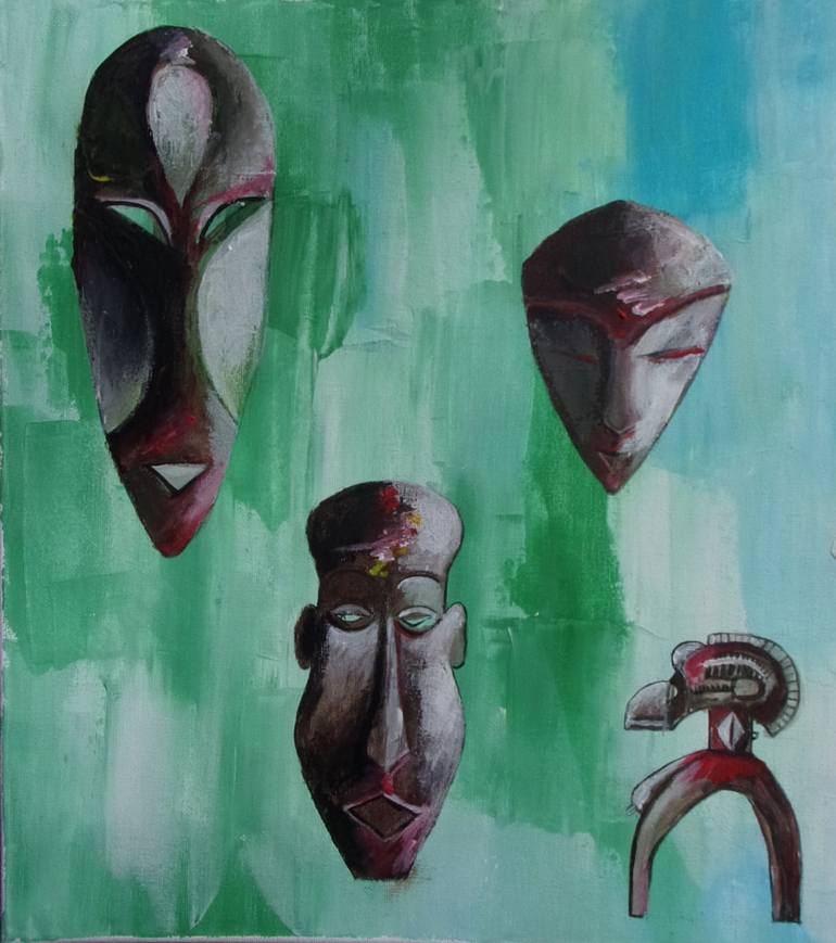 Original People Painting by valérie micheletti