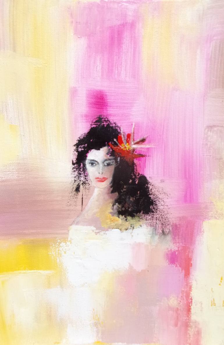 Original Contemporary Women Painting by Valérie Micheletti