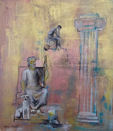 Original Classicism Classical Mythology Paintings by Valérie Micheletti