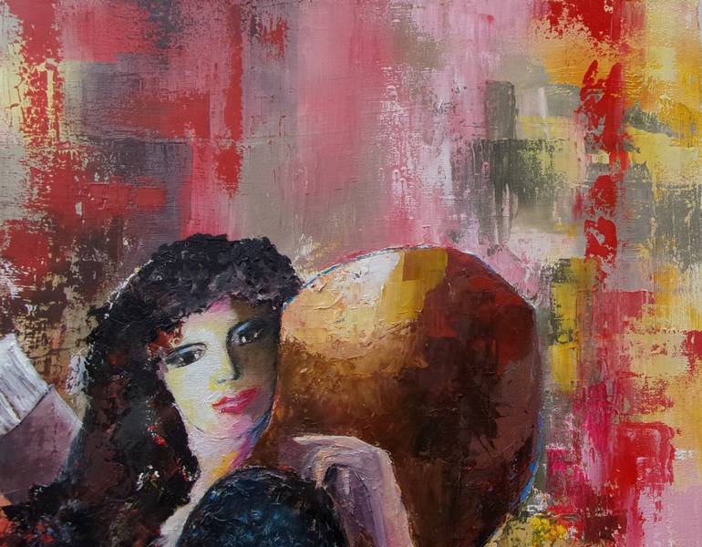 Original Contemporary Women Painting by Valérie Micheletti