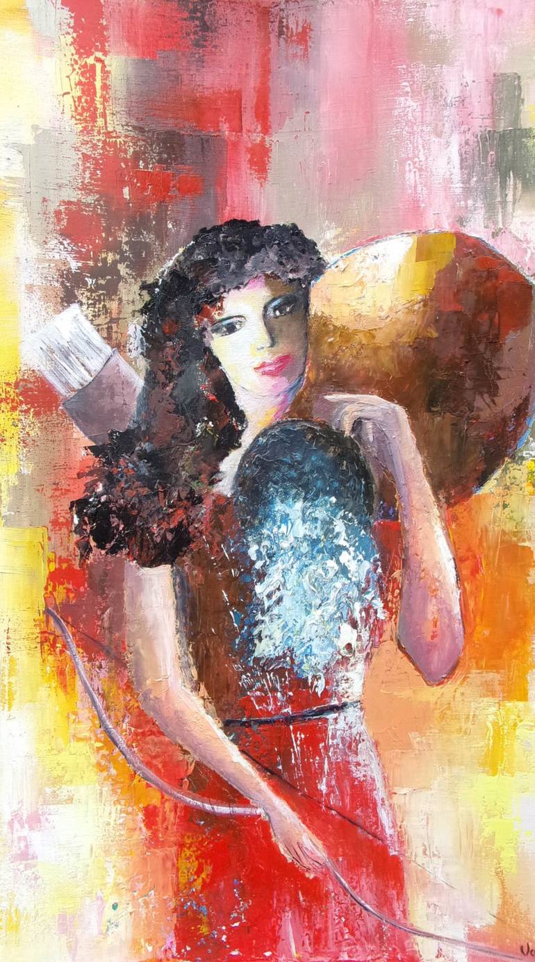 Original Contemporary Women Painting by Valérie Micheletti