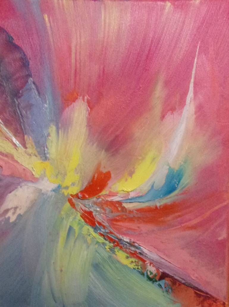 Original Abstract Expressionism Abstract Painting by Valérie Micheletti