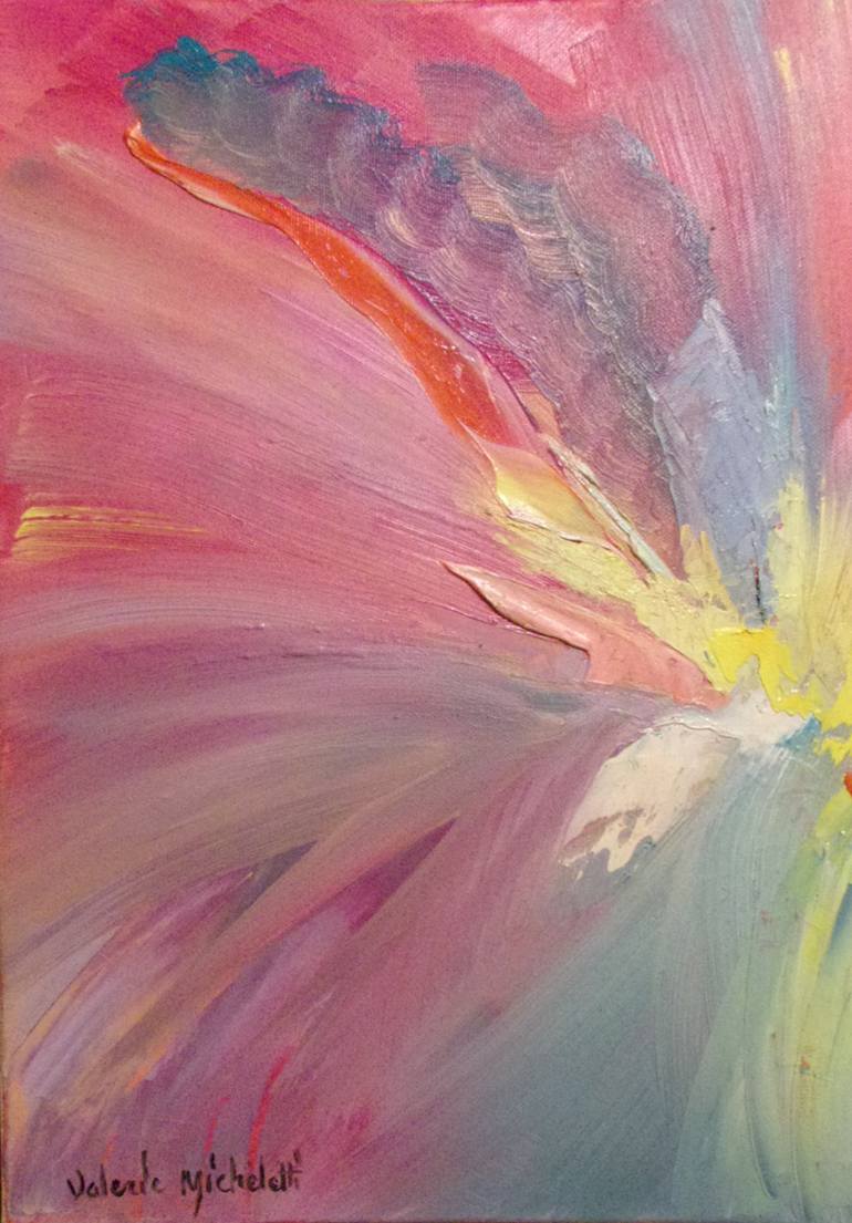 Original Abstract Expressionism Abstract Painting by Valérie Micheletti