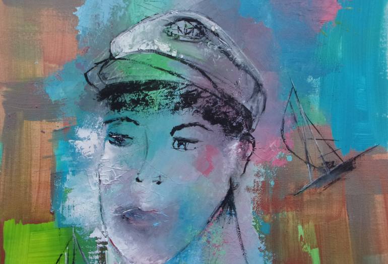 Original Figurative Men Painting by Valérie Micheletti