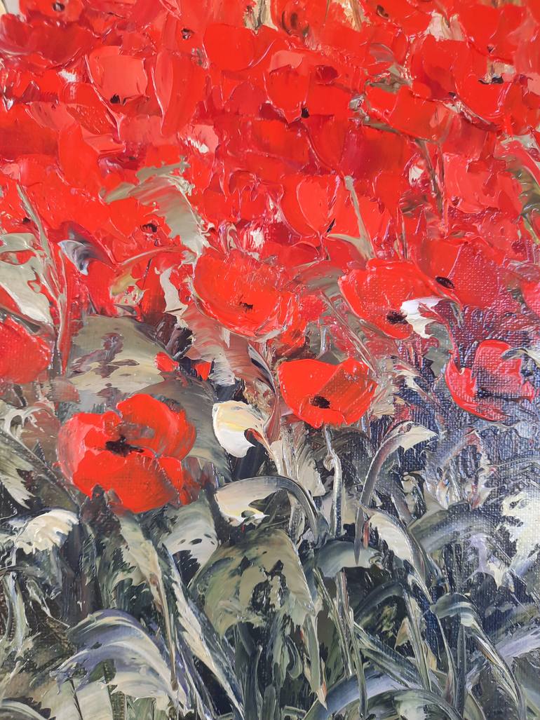 Original Impressionism Nature Painting by Nati Art