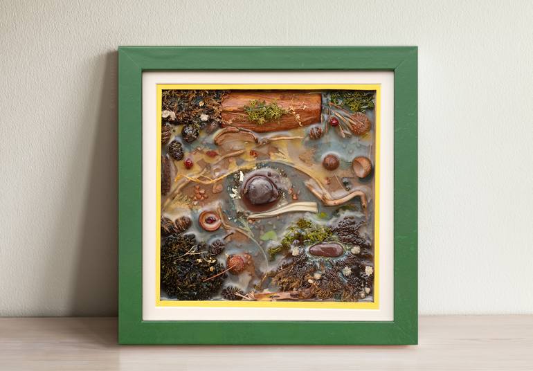 Original Conceptual Nature Mixed Media by Ala Botnarescu