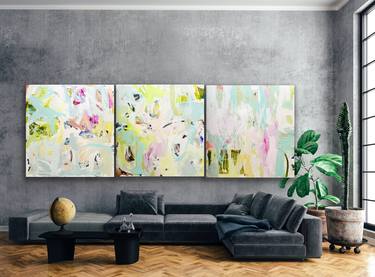 Original Abstract Expressionism Abstract Paintings by Connie Rigdon