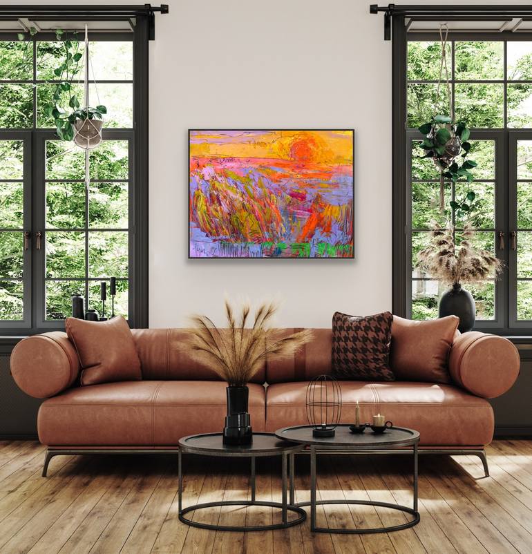 Original Abstract Seascape Painting by Dorothy Fagan