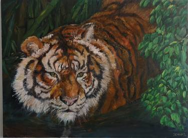 Original Fine Art Animal Paintings by Jenne John Lajiun