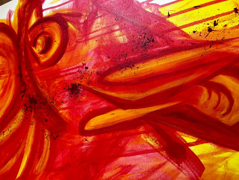 Original Abstract Animal Painting by Cvetana Jovanov