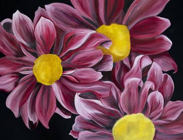 Print of Fine Art Floral Paintings by Cristina Elena Pop