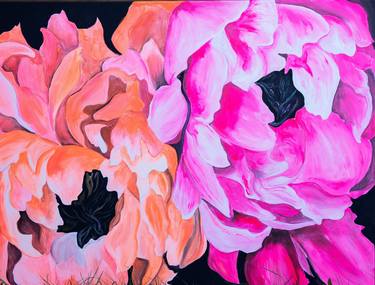 Print of Floral Paintings by Cristina Elena Pop