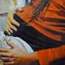 Close up detail, artwork.