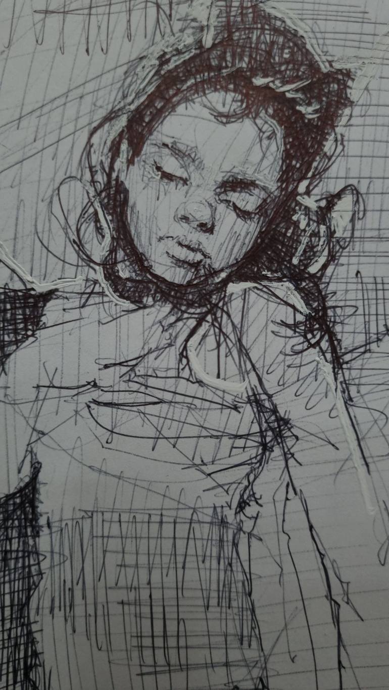 Original Figurative Children Drawing by Marco Ortolan