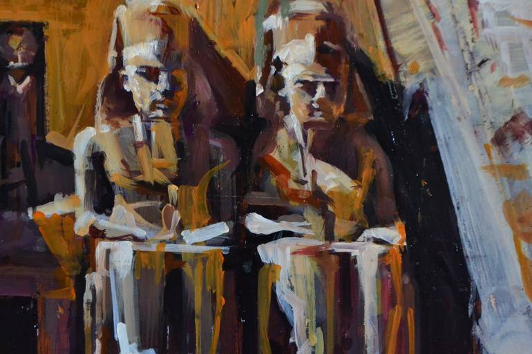 Original Figurative World Culture Painting by Marco Ortolan