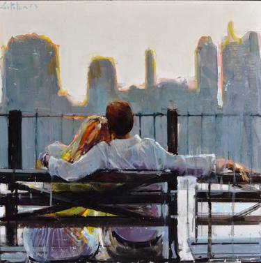 Print of Figurative Love Paintings by Marco Ortolan