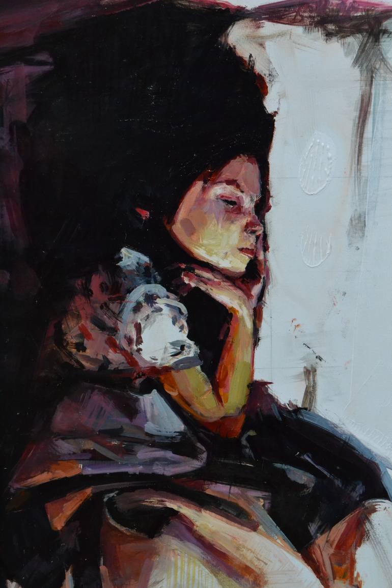 Original Figurative Children Painting by Marco Ortolan