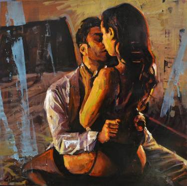 Print of Figurative Erotic Paintings by Marco Ortolan