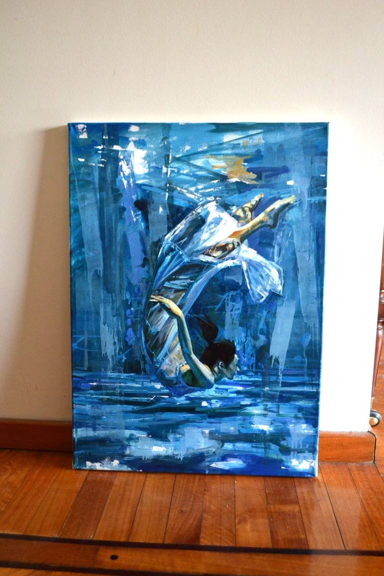 Original Figurative Water Painting by Marco Ortolan