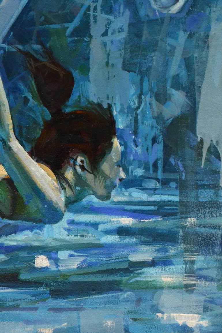 Original Figurative Water Painting by Marco Ortolan