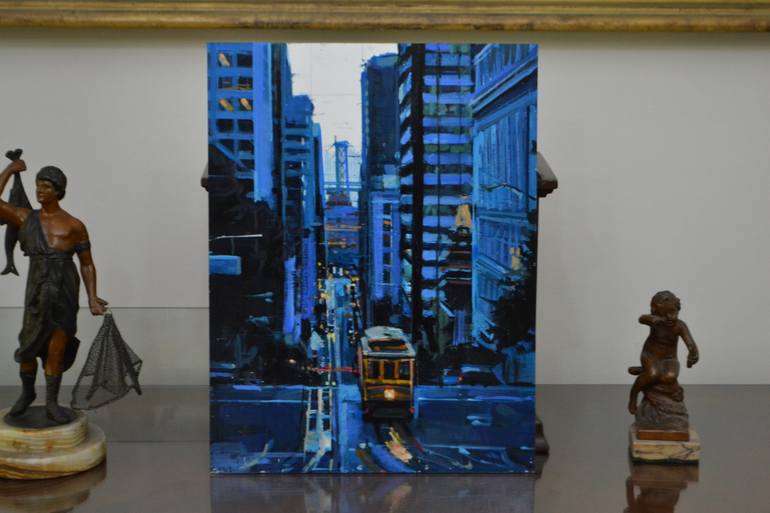 Original Figurative Cities Painting by Marco Ortolan
