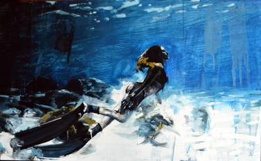 Print of Figurative Water Paintings by Marco Ortolan