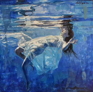 Original Figurative Water Paintings by Marco Ortolan