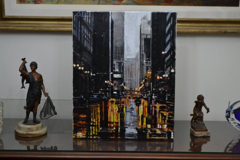 Original Impressionism Architecture Painting by Marco Ortolan