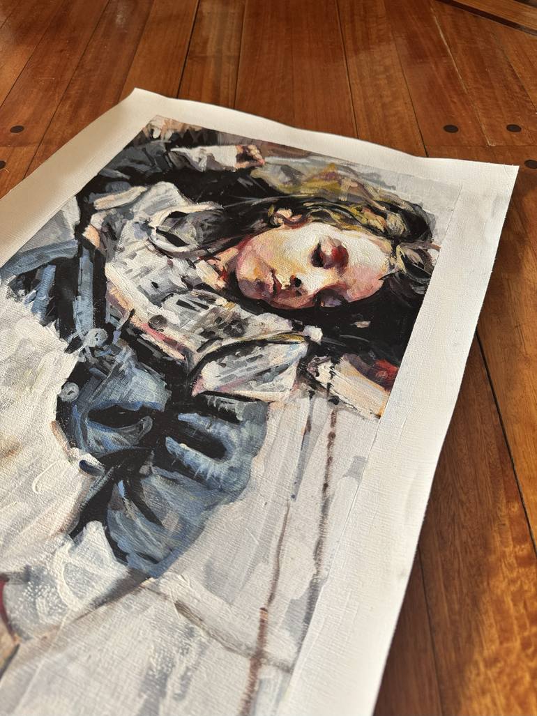 Original Figurative Children Painting by Marco Ortolan