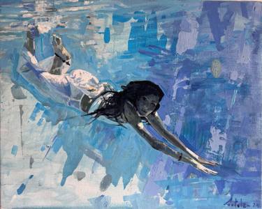 Original Figurative Women Paintings by Marco Ortolan