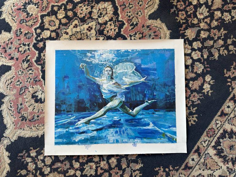 Original Figurative Water Painting by Marco Ortolan