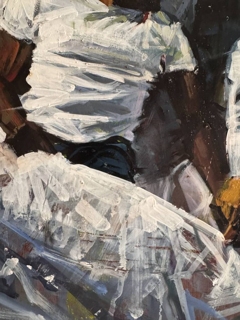 Original Realism Love Painting by Marco Ortolan