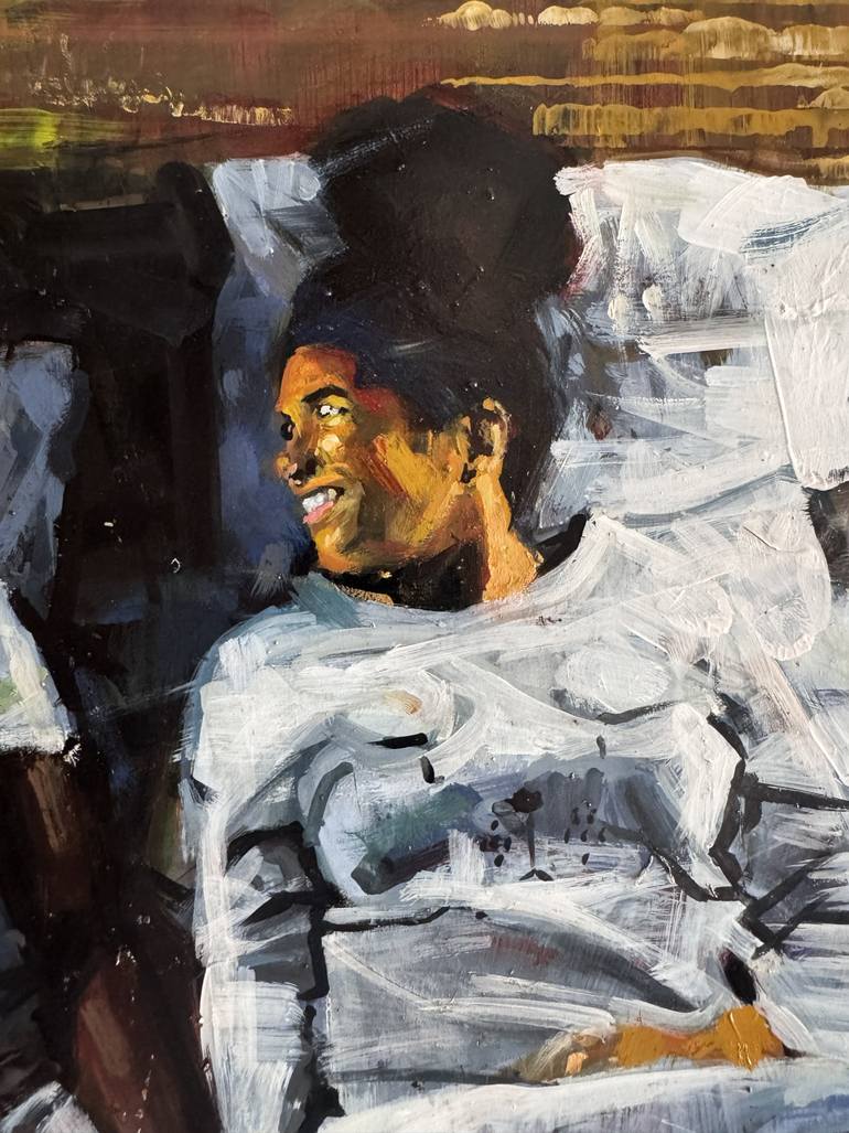 Original Realism Love Painting by Marco Ortolan
