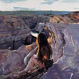 Solitude over the canyon by Marco Ortolan