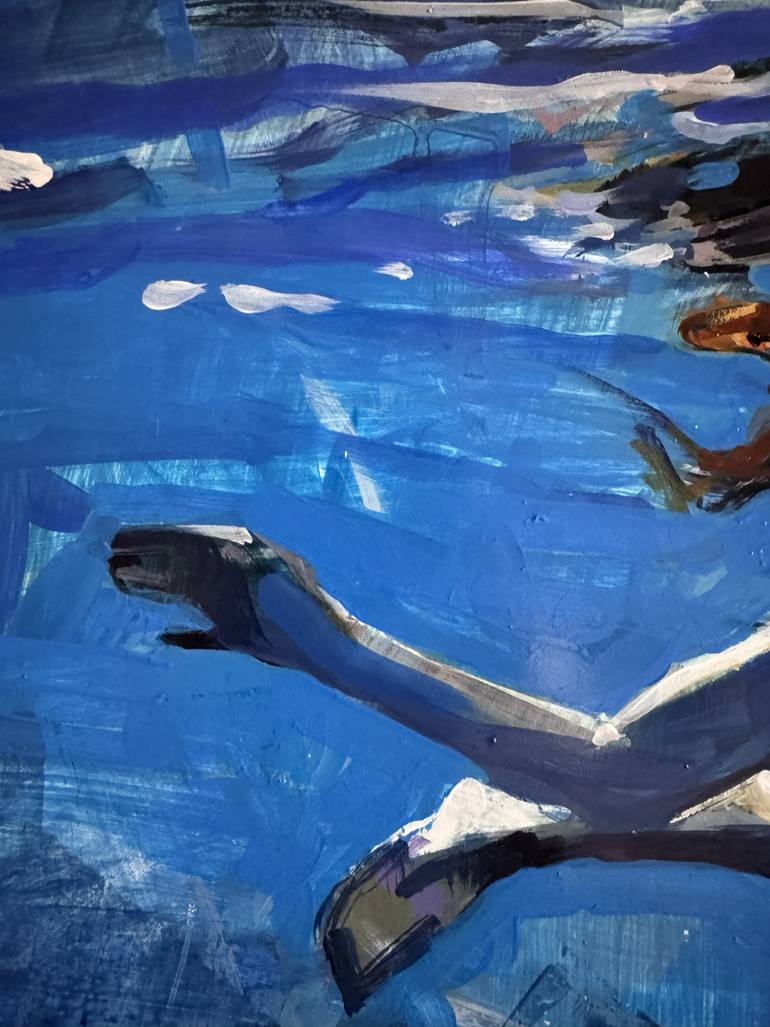 Original Expressionism People Painting by Marco Ortolan