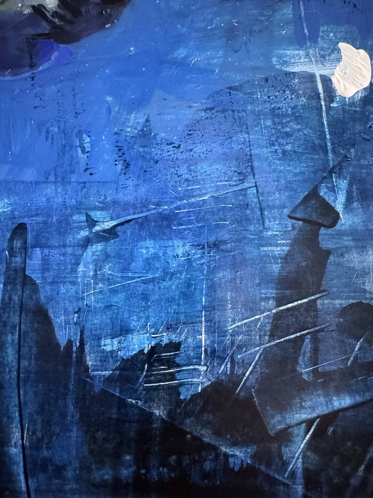 Original Expressionism People Painting by Marco Ortolan