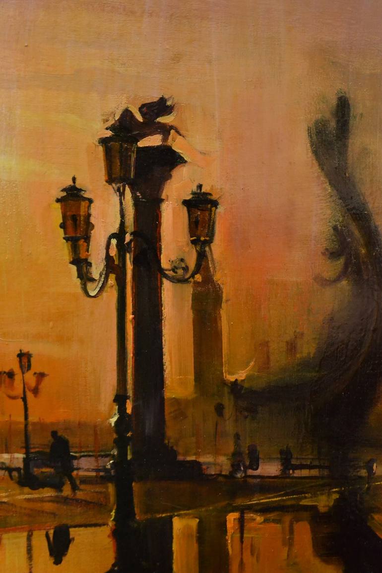 Original Surrealism Cities Painting by Marco Ortolan