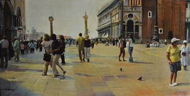 Original Realism Cities Paintings by Marco Ortolan