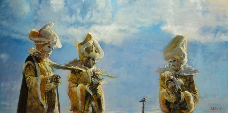 Original Realism World Culture Paintings by Marco Ortolan