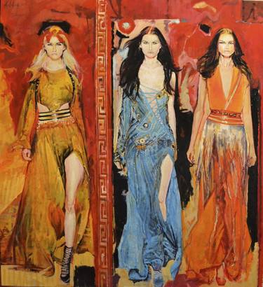 Print of Fashion Paintings by Marco Ortolan