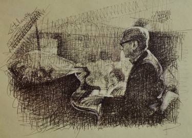 Print of Realism Performing Arts Drawings by Marco Ortolan