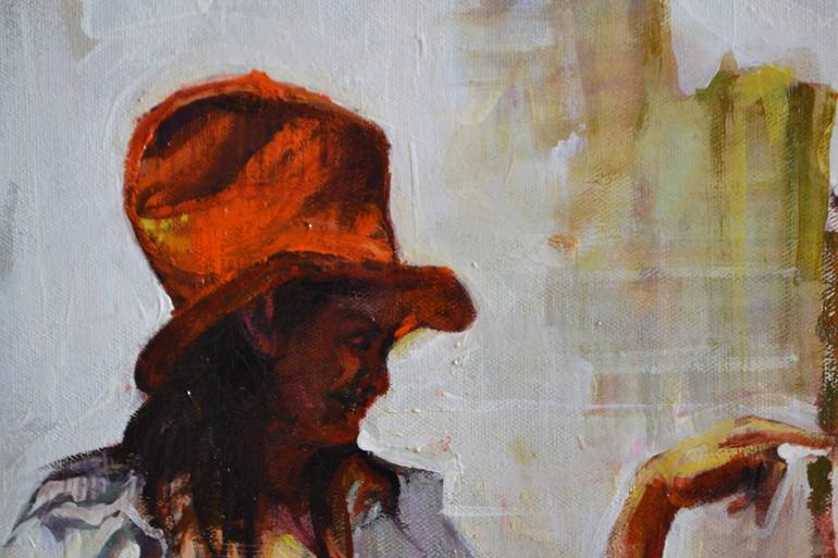 Original Realism Nude Painting by Marco Ortolan