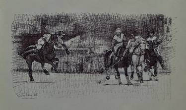 Print of Realism Sports Drawings by Marco Ortolan
