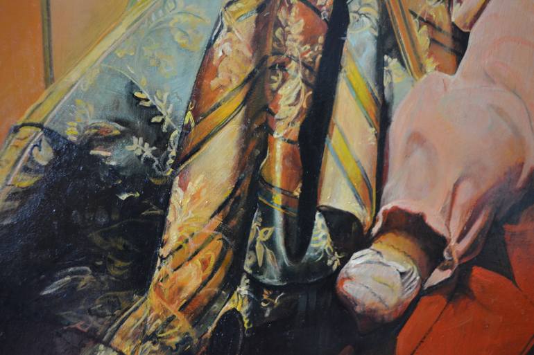 Original Realism Children Painting by Marco Ortolan