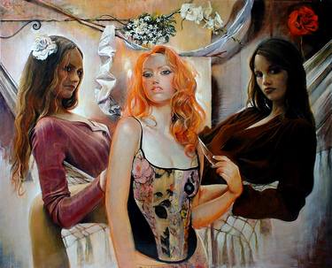 Print of Fashion Paintings by Marco Ortolan