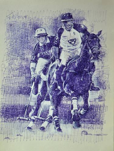 Print of Realism Sports Drawings by Marco Ortolan